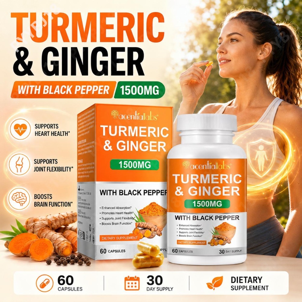 Zerdeçal ve Zencefil Kapsüller - Turmeric Curcumin Capsule incelemesi ve fiyatı